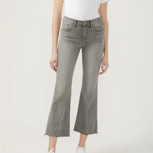 Jag Jeans Gray Flare Wide Leg Ankle-Length